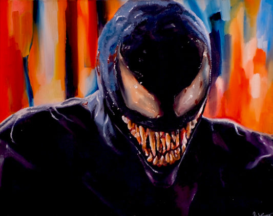 Venom Oil Painting