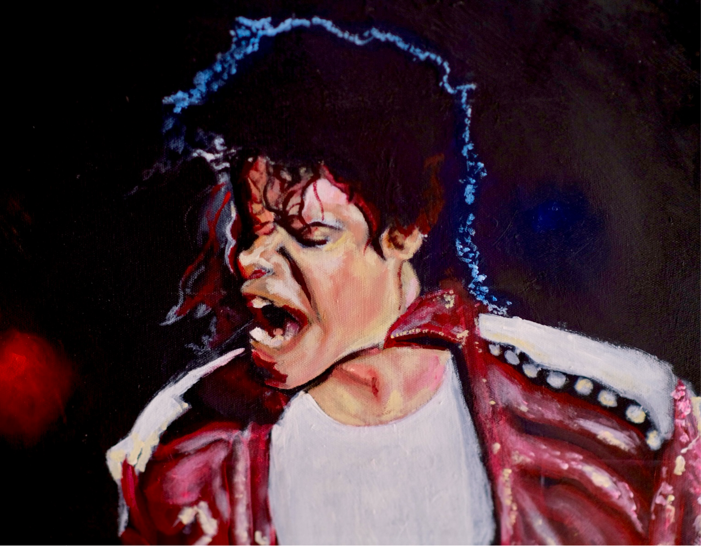 Michael Jackson Acrylic Painting