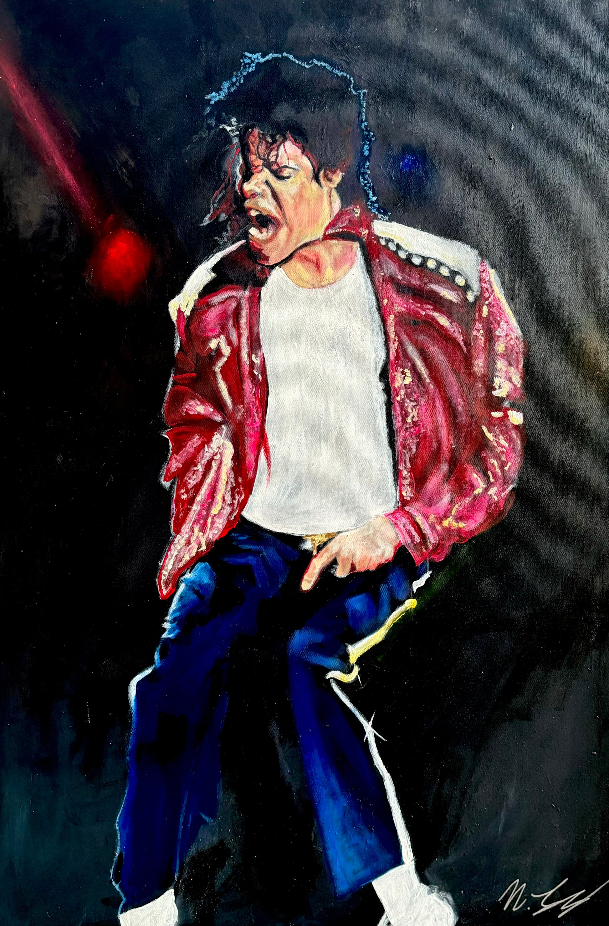 Michael Jackson Painting